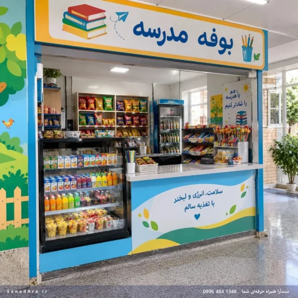 قرارداد اجاره بوفه مدرسه (بدونِ پولِ پیش)